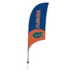 Florida Gators College Sports Printed Feather Flag - NCAA Licensed - Super Polyester - School Banner (Blue, Orange) (7.5' Spike Base) view 1
