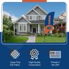 Florida Gators College Sports Printed Feather Flag - NCAA Licensed - Super Polyester - School Banner (Blue, Orange) (7.5' Spike Base) view 3