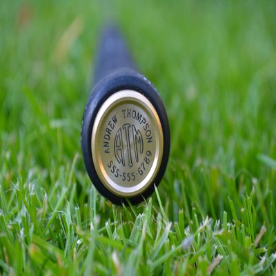 ClubLinks Personalized Monogram Golf Club ID Tag Set of 14 with Free Ball Marker (Gold)