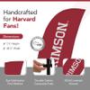 Harvard Crimson College Sports Printed Feather Flag - NCAA Licensed - Super Polyester - School Banner (Red, White) (7.5' Spike Base) view 2