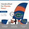 Florida Gators College Sports Printed Feather Flag - NCAA Licensed - Super Polyester - School Banner (Orange, Blue) (7.5' Cross Base) view 2