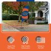 Florida Gators College Sports Printed Feather Flag - NCAA Licensed - Super Polyester - School Banner (Orange, Blue) (7.5' Cross Base) view 3