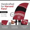 Harvard Crimson College Sports Printed Feather Flag - NCAA Licensed - Super Polyester - School Banner (Red, Black, White) (7.5' Cross Base) view 2