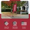 Harvard Crimson College Sports Printed Feather Flag - NCAA Licensed - Super Polyester - School Banner (Red, White) (7.5' Cross Base) view 3