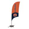 Auburn Tigers College Sports Printed Feather Flag - NCAA Licensed - Super Polyester - School Banner (Orange, Blue, White) (7.5' Cross Base) view 1