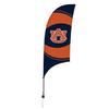 Auburn Tigers College Sports Printed Feather Flag - NCAA Licensed - Super Polyester - School Banner (Orange, Blue) (7.5' Spike Base) view 1