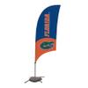Florida Gators College Sports Printed Feather Flag - NCAA Licensed - Super Polyester - School Banner (Blue, Orange) (7.5' Cross Base) view 1