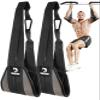 DMoose Ab Straps for Abdominal Muscle Building, Arm Support for Ab Workout, Hanging Ab Straps for Pull Up Bar Attachment, Ab Exercise Gym pullup Equipment for Men Women view 1