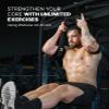 DMoose Ab Straps for Abdominal Muscle Building, Arm Support for Ab Workout, Hanging Ab Straps for Pull Up Bar Attachment, Ab Exercise Gym pullup Equipment for Men Women view 2