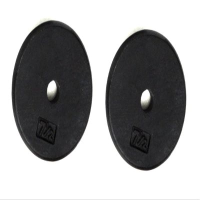 Ader Standard 1" Hole Cast Iron Weight Plate-Black (15)