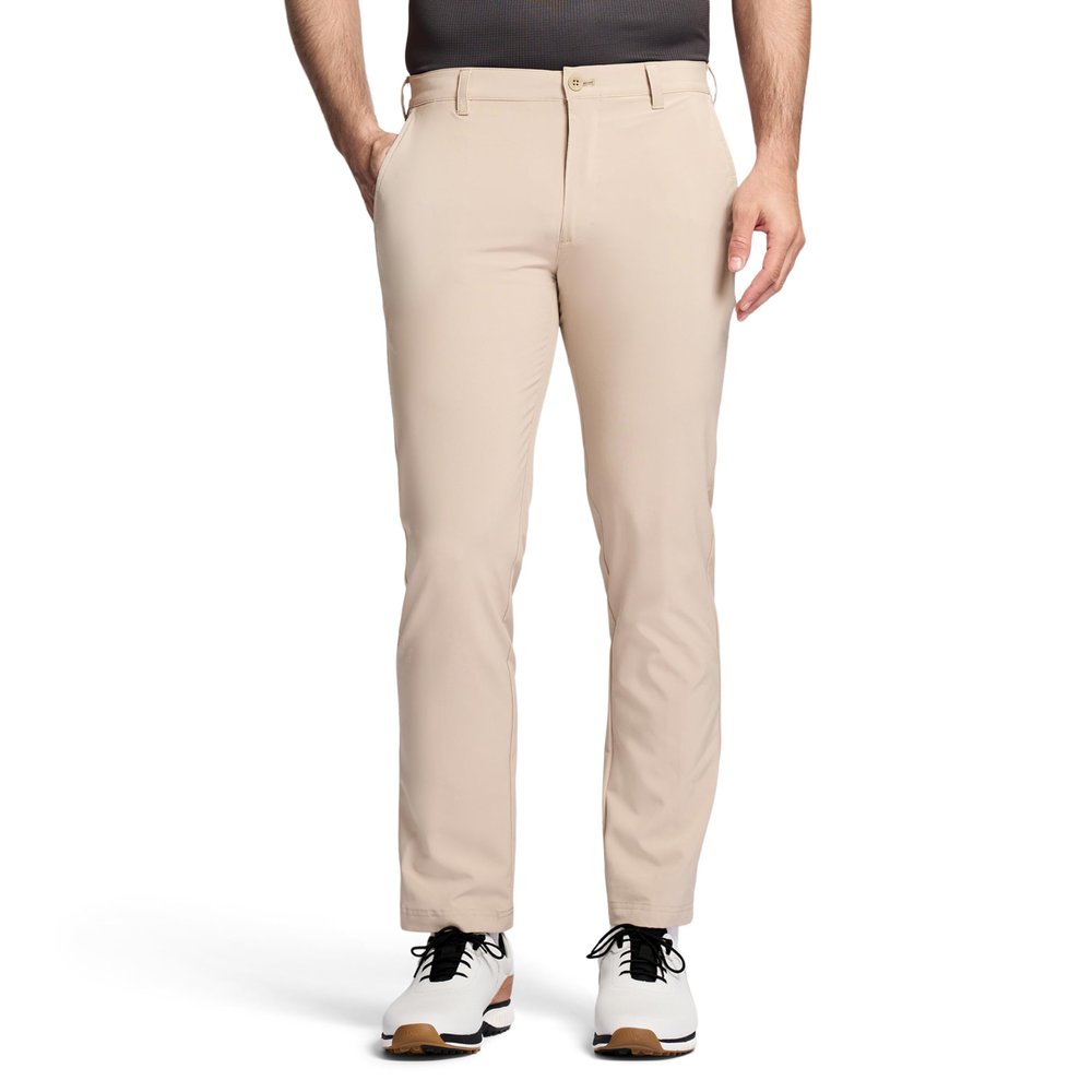 IZOD Men's Golf SwingFlex Slim-Fit Pants, red Khaki, 38W X 30L