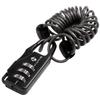 M-Wave Unisex's PD 3 Padlock, Black, Large view 1
