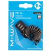 M-Wave Unisex's PD 3 Padlock, Black, Large view 2
