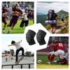 ONTYZZ Knee Pads with Non-Slip Bandage Thickening Anti-Collision EVA Sports Knee Pads for Volleyball Basketball Football Dancing Working Gardening Cleaning Breathable Knee Pads for Men Women Black/L view 3