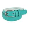 CTM Kid's Leather 1 inch Basic Dress Belt, Medium, Turquoise view 1