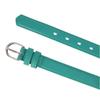 CTM Kid's Leather 1 inch Basic Dress Belt, Medium, Turquoise view 2