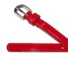 CTM Kid's 1/2 Inch Skinny Dress Belt, Small, Silver view 2