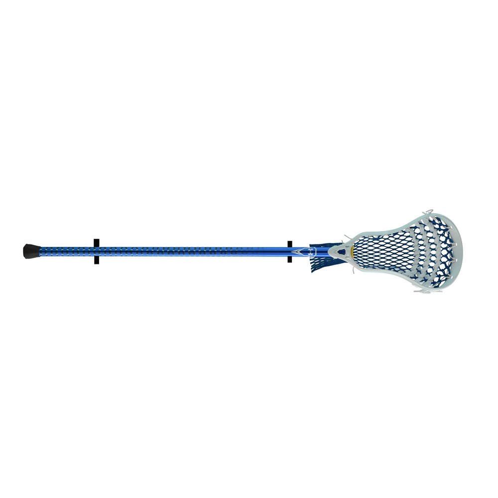 KR Ideas Horizontal Wall Mount for a Lacrosse Stick (Made in The USA) (Brown)