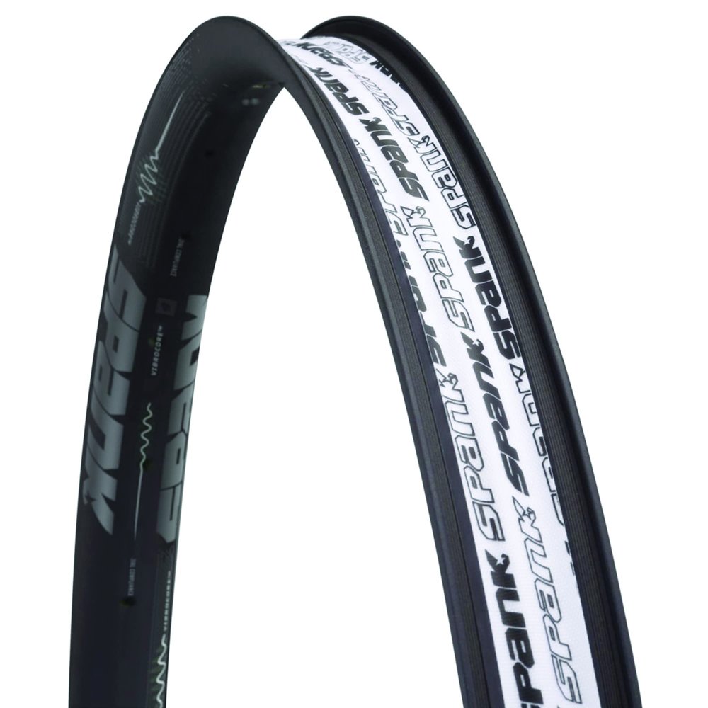 SPANK 350 Vibrocore Rim (Black, 29" Disc) Clincher Rim, Optimized for Gravel, ASTM-5, Free Ride DH and All Mountain use,Lateral Stiffness and predictable handling