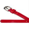 CTM Kid's 1/2 Inch Skinny Dress Belt, Medium, Silver view 4