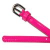 CTM Kid's 1/2 Inch Skinny Dress Belt, Small, Dark Pink view 2