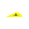Bohning True Color Blazer Vane, 2 Hunting, 3D, Vane, Don't Tread on Me - Neon Yellow, 100pk view 1
