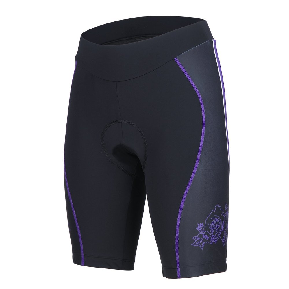 beroy Cycling Shorts for Women with 3D Gel Pad, Breathable Bike Shorts with Rear Mesh Panel(PF,M)