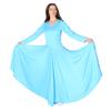 Danzcue Womens Praise Loose Fit Full Length Long Sleeve Dance Dress (XX-Large, Aqua Blue) view 1