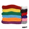 Kenz Laurenz Sweatband Set Cotton Sports Headband Terry Cloth Wristband Moisture Wicking Sweat Absorbing Athletic Exercise Basketball Wrist Sweatbands and Headbands (White) Fits Most view 4