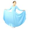Danzcue Girls Praise Loose Fit Full Length Long Sleeve Dance Dress (8-10, Aqua Blue) view 1