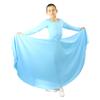 Danzcue Girls Praise Loose Fit Full Length Long Sleeve Dance Dress (8-10, Aqua Blue) view 4