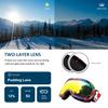 BeBeFun Ski Goggles Glasses for Toddler and Kids Double Lens Anti-fog for Girl Pink Age 3-9 view 3