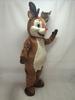 Cute Red Nose Rudolph Reindeer Mascot Costume christmas mascots rudolph costume adult view 2