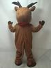 Cute Red Nose Rudolph Reindeer Mascot Costume christmas mascots rudolph costume adult view 3