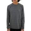 More Mile Train to Run Girls Long Sleeve Running Top - Grey-11-12 Years view 1