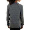 More Mile Train to Run Girls Long Sleeve Running Top - Grey-11-12 Years view 2