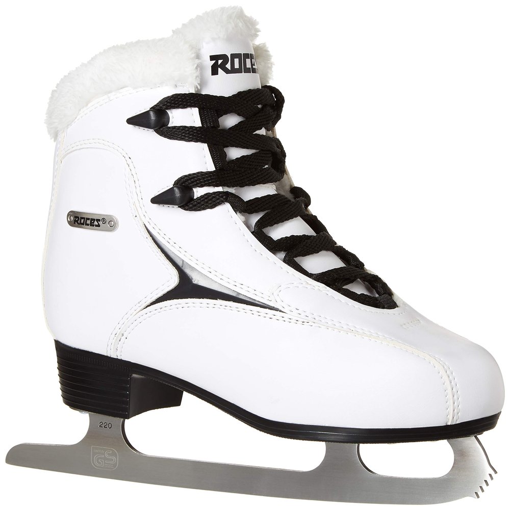 Roces Women's RFG Glamour Fur Inside Figure Ice Skate Superior Italian (4.5)
