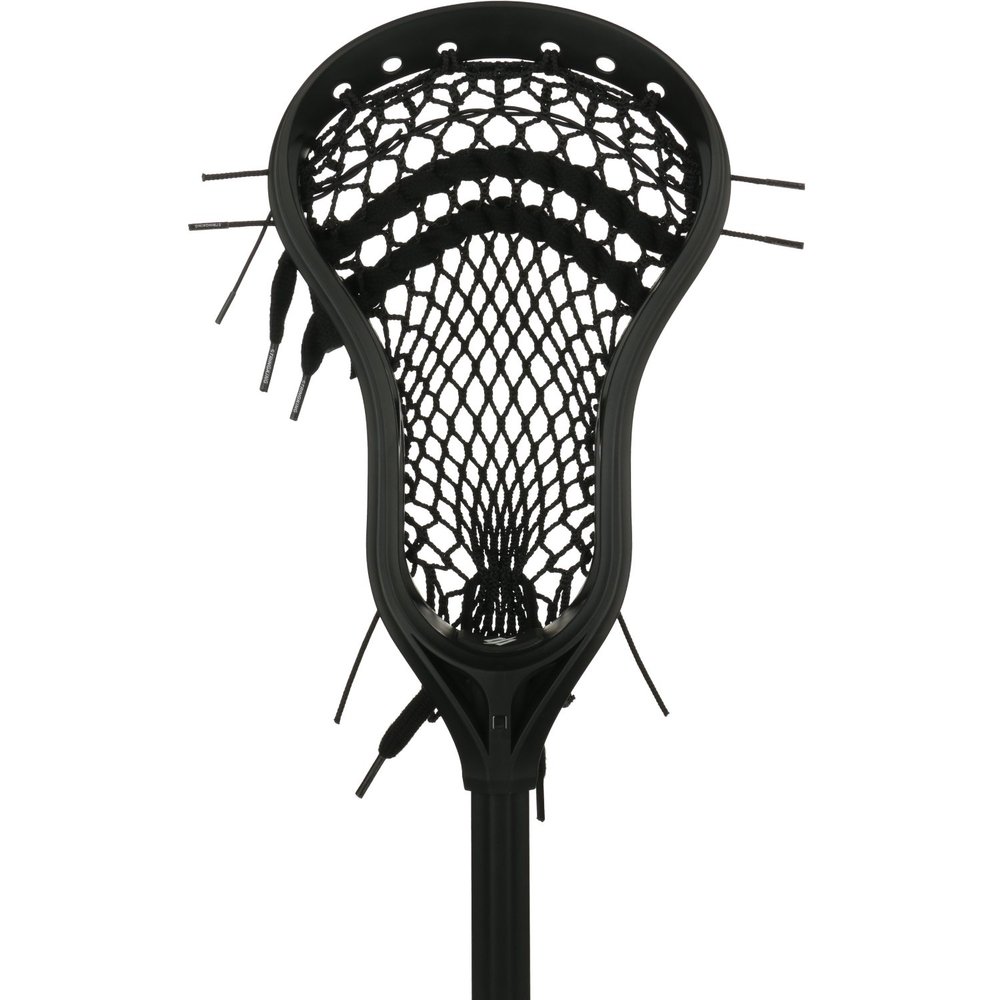 StringKing Complete 2 Senior Defense Lacrosse Stick (Black/Black)