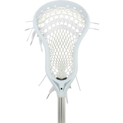 StringKing Complete 2 Senior Defense Lacrosse Stick (White/Silver)