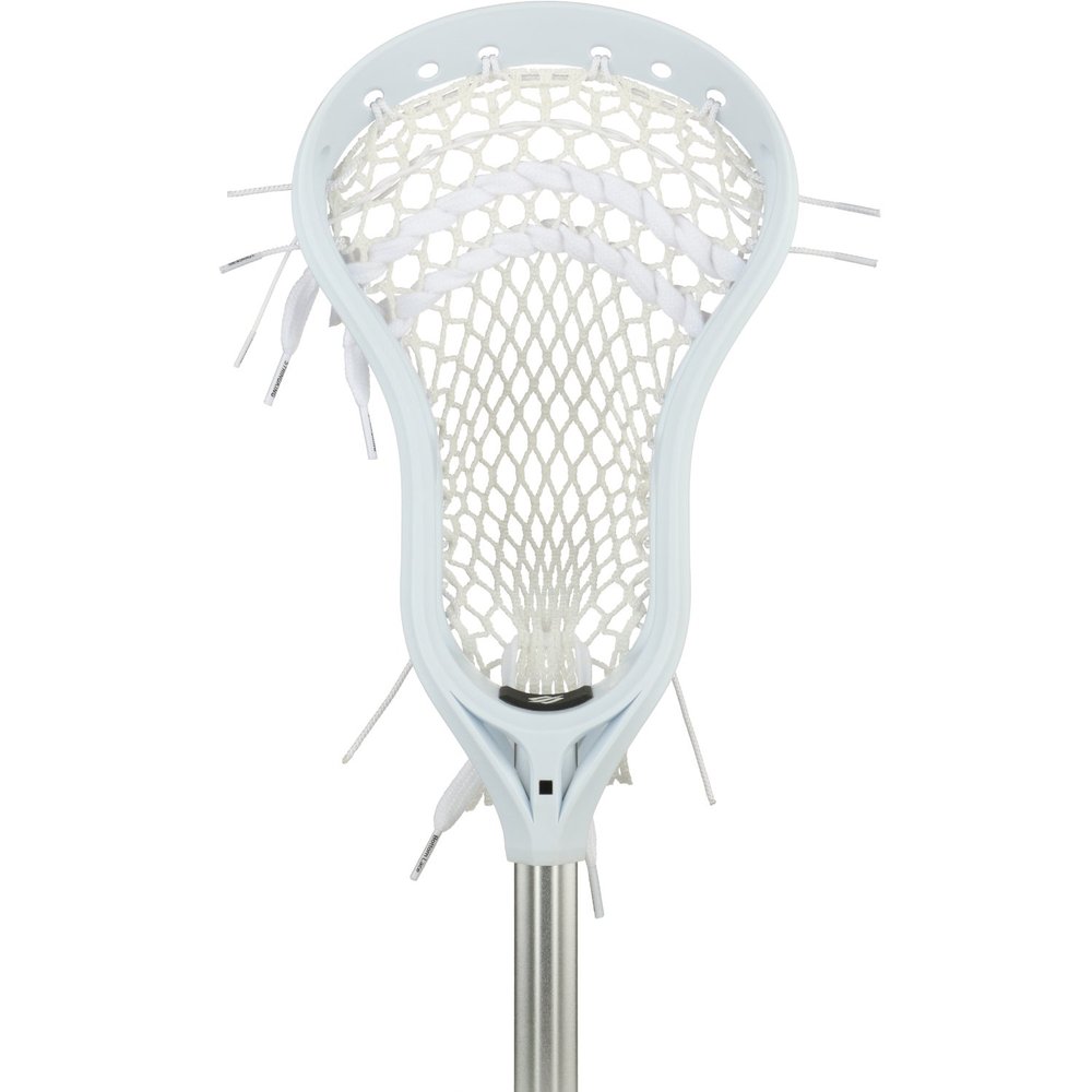 StringKing Complete 2 Senior Defense Lacrosse Stick (White/Silver)