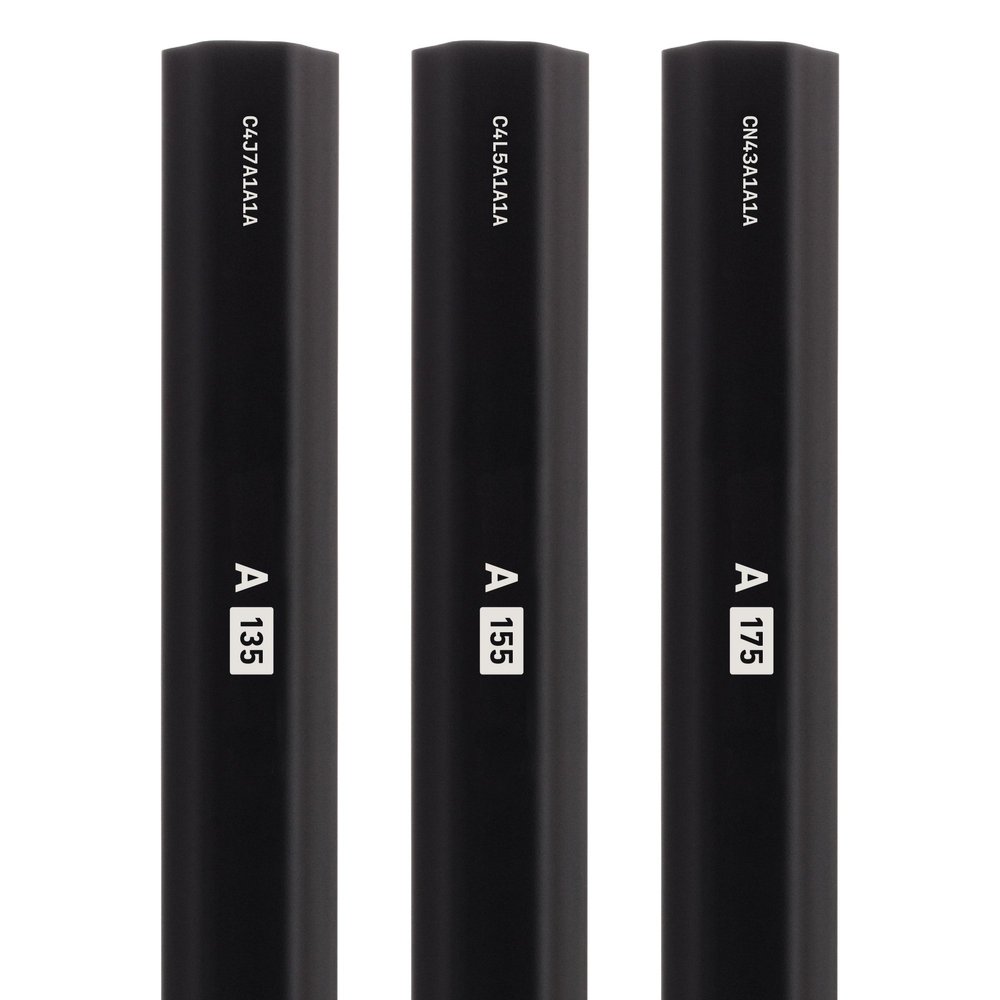 StringKing A Series Attack Lacrosse Shaft 155 Grams (Black)