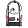 Zefal 4947B K-Traz U17 & Cable Extension U-Lock, Black, 115 x 230mm/120cm view 1
