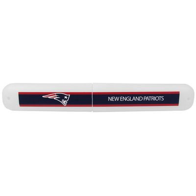 NFL Siskiyou Sports Fan Shop New England Patriots Travel Toothbrush Case One Size Team Color