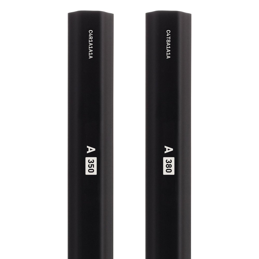 StringKing A Series Defense Lacrosse Shaft 380 Grams (Black)