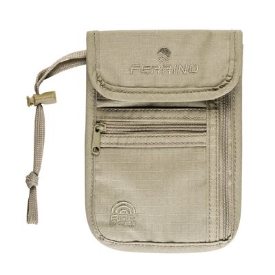 Ferrino Anouk, portadocumenati Unisex-Adulto, Unisex Adult, Anouk, Beige, S