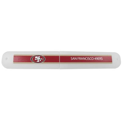 NFL Siskiyou Sports Fan Shop San Francisco 49ers Travel Toothbrush Case One Size Team Color