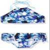 Kanu Surf Girls' Toddler Okana Halter Bikini Beach Sport 2-Piece Swimsuit, Blue, 3T view 1