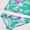 Kanu Surf Girls' Little Alania Floral Banded Tankini Beach Sport 2-Piece Swimsuit, Green, 6X view 3