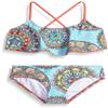 Kanu Surf Little Girl's Jasmine Flounce Bikini Beach Sport 2-Piece Swimsuit Swimwear, Multi, 6 view 1