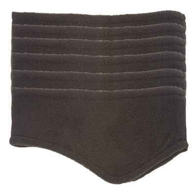 Men/Women Polar Fleece Head and Ear Warmer 6 pack, Black